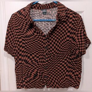 Large, Wild Fable checkered button up.